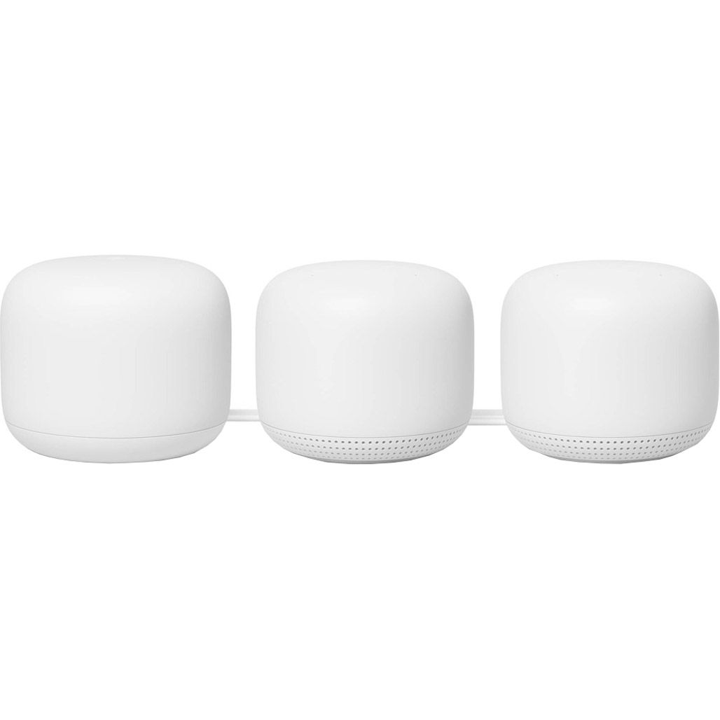 Wi-Fi Mesh система Google Nest Wifi Router and Two Points Snow (GA00823-US)
Wi-Fi Mesh система Google Nest Wifi Router and Two Points Snow (GA00823-US)