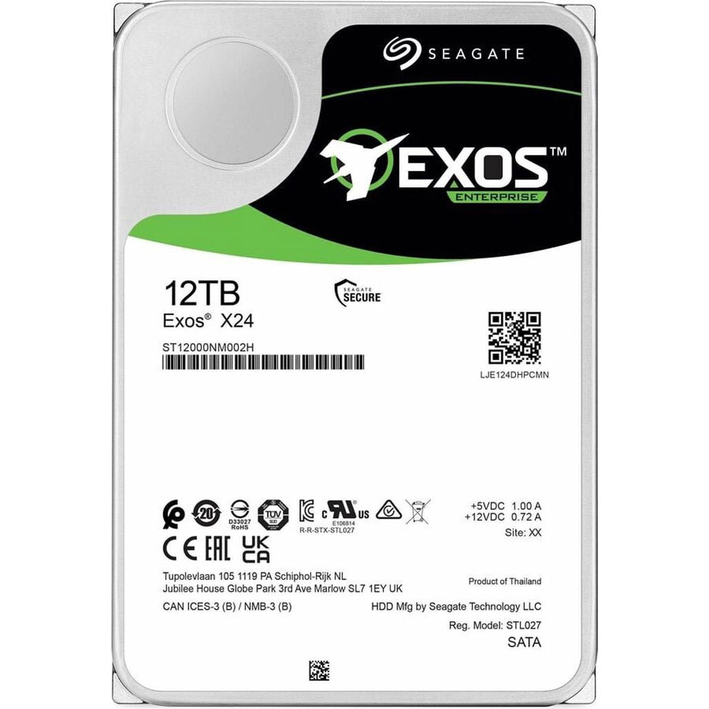 Жорсткий диск HDD 3.5" SAS 12 TB Seagate Exos X24 7200rpm 512MB (ST12000NM002H)
Жорсткий диск HDD 3.5" SAS 12 TB Seagate Exos X24 7200rpm 512MB (ST12000NM002H)
