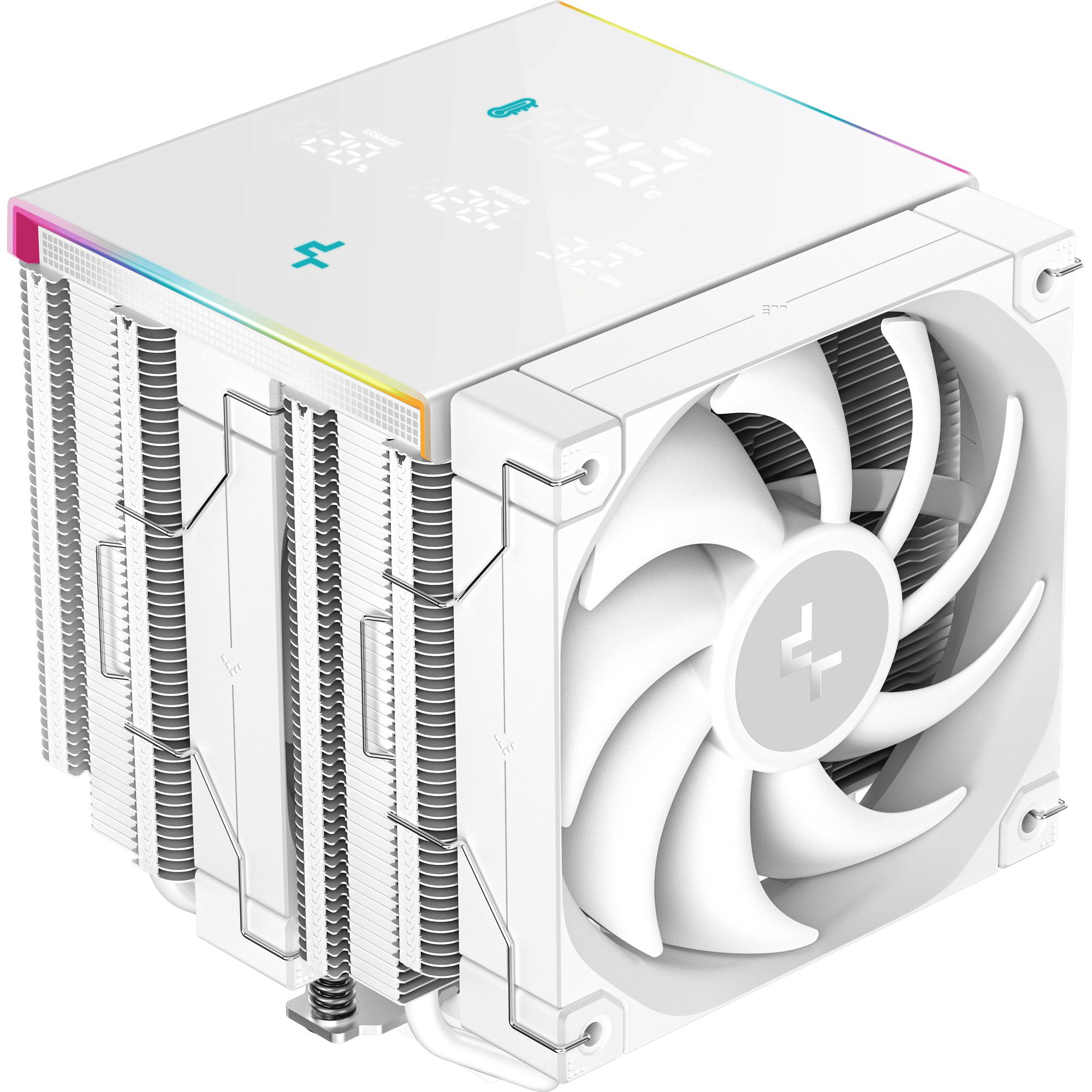 Кулер для процессора Deepcool AK620 Digital Pro White (R-AK620-WHAPMN-G)
Кулер для процессора Deepcool AK620 Digital Pro White (R-AK620-WHAPMN-G)