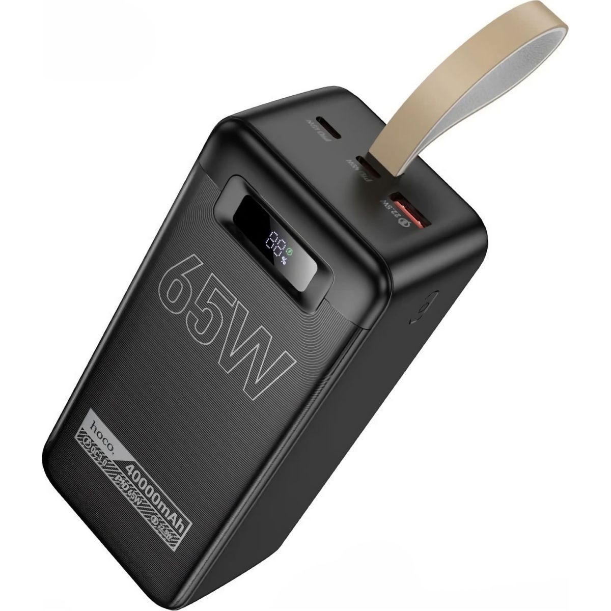 Зовнішній акумулятор Hoco DB82 Aquila 40000mAh 65W Black
Зовнішній акумулятор Hoco DB82 Aquila 40000mAh 65W Black