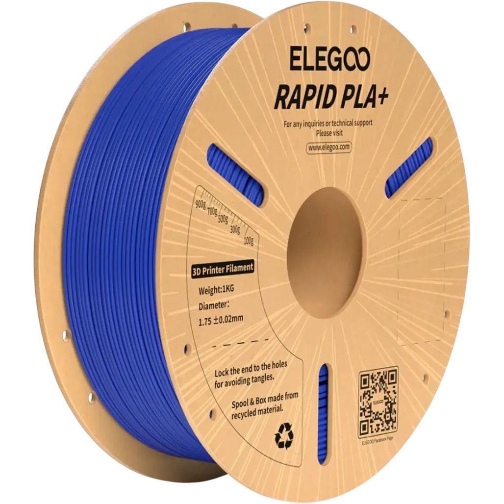 Филамент для 3D-принтеров Elegoo PLA Plus 1kg Blue (50.203.0117)
Филамент для 3D-принтеров Elegoo PLA Plus 1kg Blue (50.203.0117)