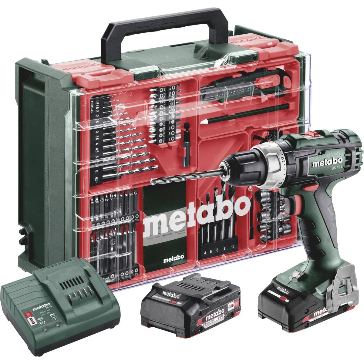Дрель-шуруповерт Metabo BS 18 Mobile Workshop (602207710)
Дрель-шуруповерт Metabo BS 18 Mobile Workshop (602207710)