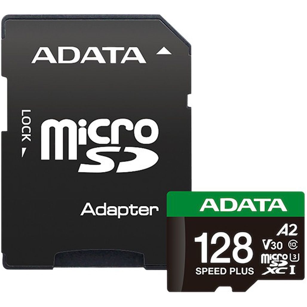Карта памяти ADATA microSDXC Speed Plus 128Gb Class 10 UHS-1 A2 V30 + SD адаптер (UD128GUI3V30A2SP-RA1)
Карта памяти ADATA microSDXC Speed Plus 128Gb Class 10 UHS-1 A2 V30 + SD адаптер (UD128GUI3V30A2SP-RA1)