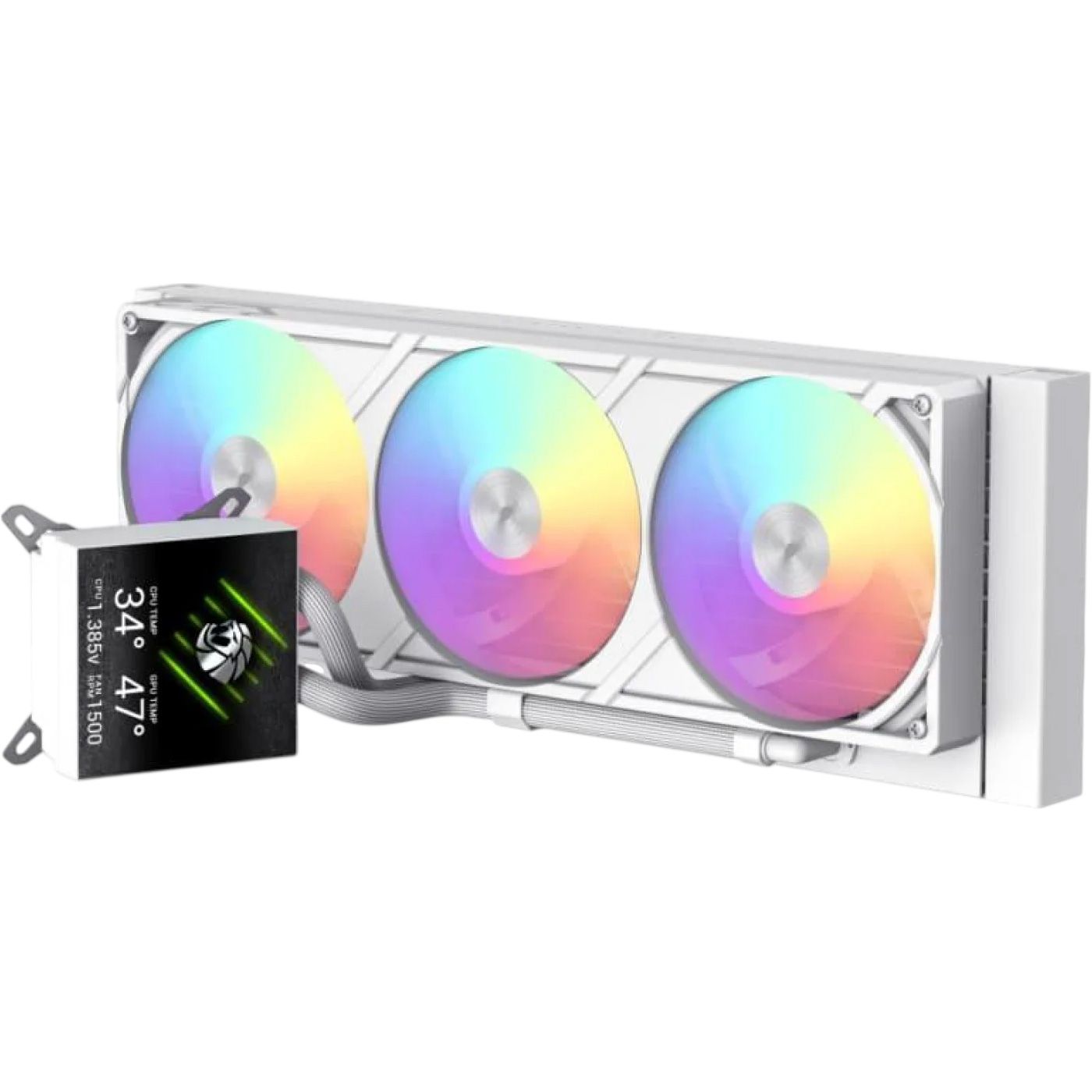 Система водяного охлаждения GameMax Glacier 360 LCD White
Система водяного охлаждения GameMax Glacier 360 LCD White