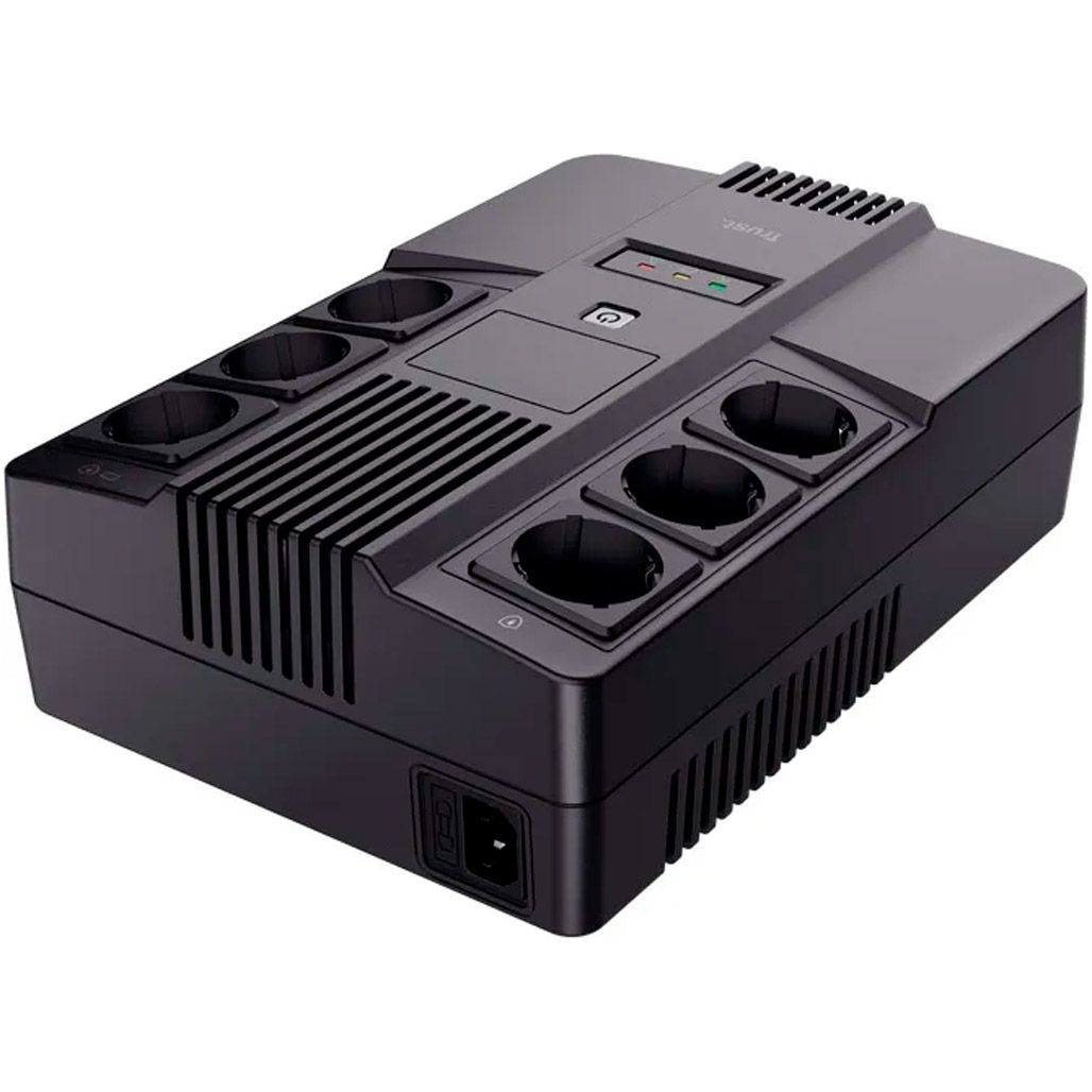Джерело безперебійного живлення (ДБЖ) Trust Maxxon 800VA UPS with 6 standard wall power outlets (23326)
Джерело безперебійного живлення (ДБЖ) Trust Maxxon 800VA UPS with 6 standard wall power outlets (23326)