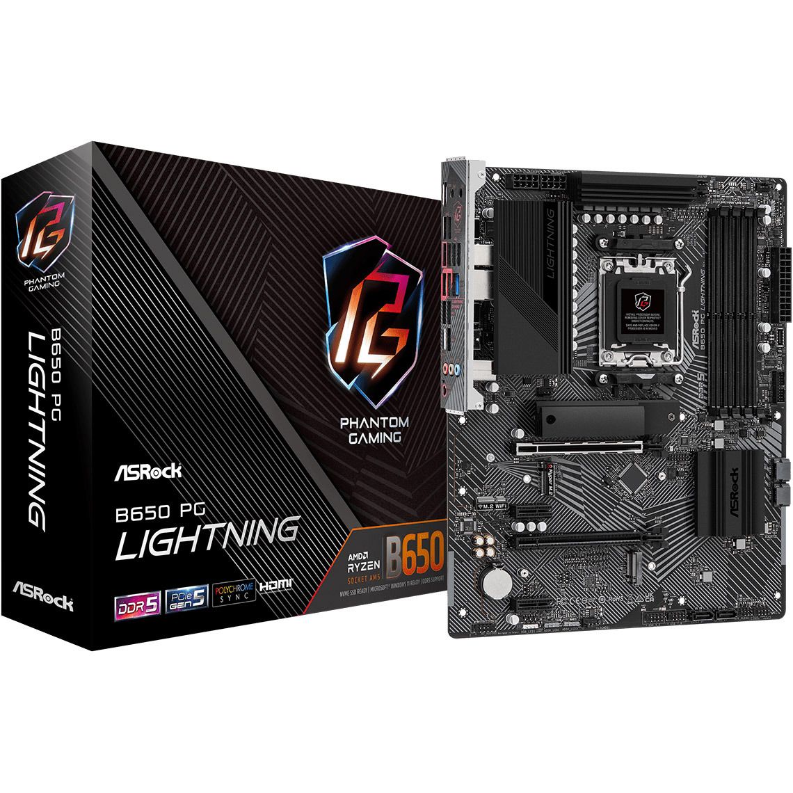 Материнская плата ASRock B650 PG Lightning
Материнская плата ASRock B650 PG Lightning