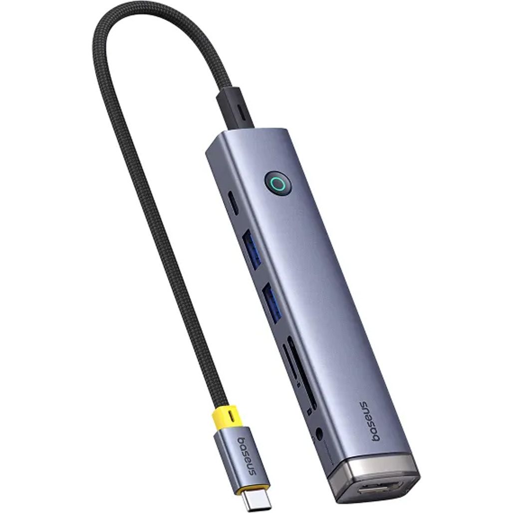 USB-хаб Baseus UltraJoy Series 7-Port HUB AIR Space Grey (B00052803811-02)
USB-хаб Baseus UltraJoy Series 7-Port HUB AIR Space Grey (B00052803811-02)