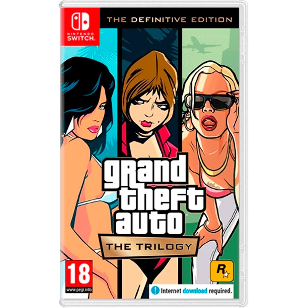 Игра Grand Theft Auto: The Trilogy The Definitive Edition для Nintendo Switch (EN + RU sub)
Игра Grand Theft Auto: The Trilogy The Definitive Edition для Nintendo Switch (EN + RU sub)