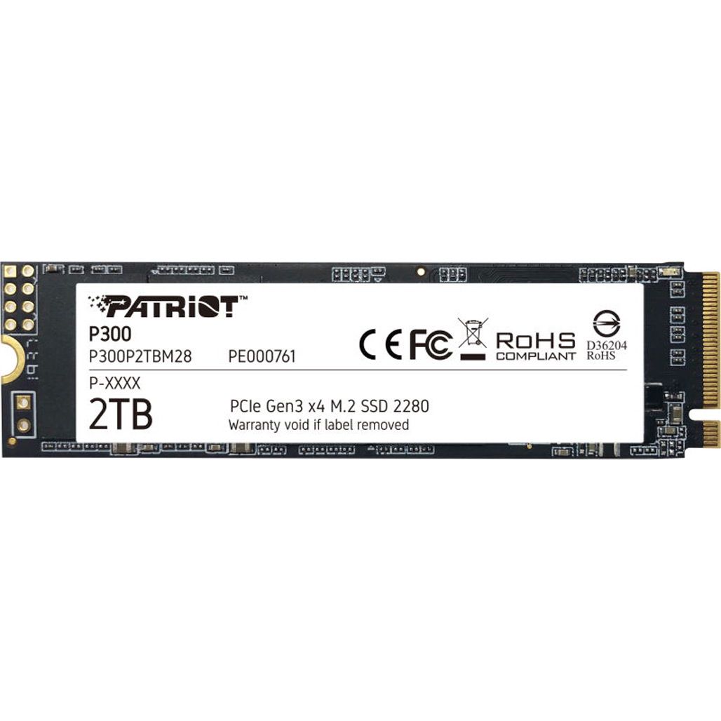 SSD накопитель Patriot P300 2TB (P300P2TBM28)
SSD накопитель Patriot P300 2TB (P300P2TBM28)