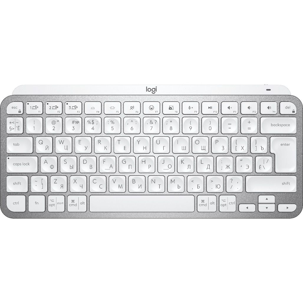 Клавіатура Logitech MX Keys Mini Minimalist Wireless Illuminated Pale Grey (920-010502)
Клавіатура Logitech MX Keys Mini Minimalist Wireless Illuminated Pale Grey (920-010502)