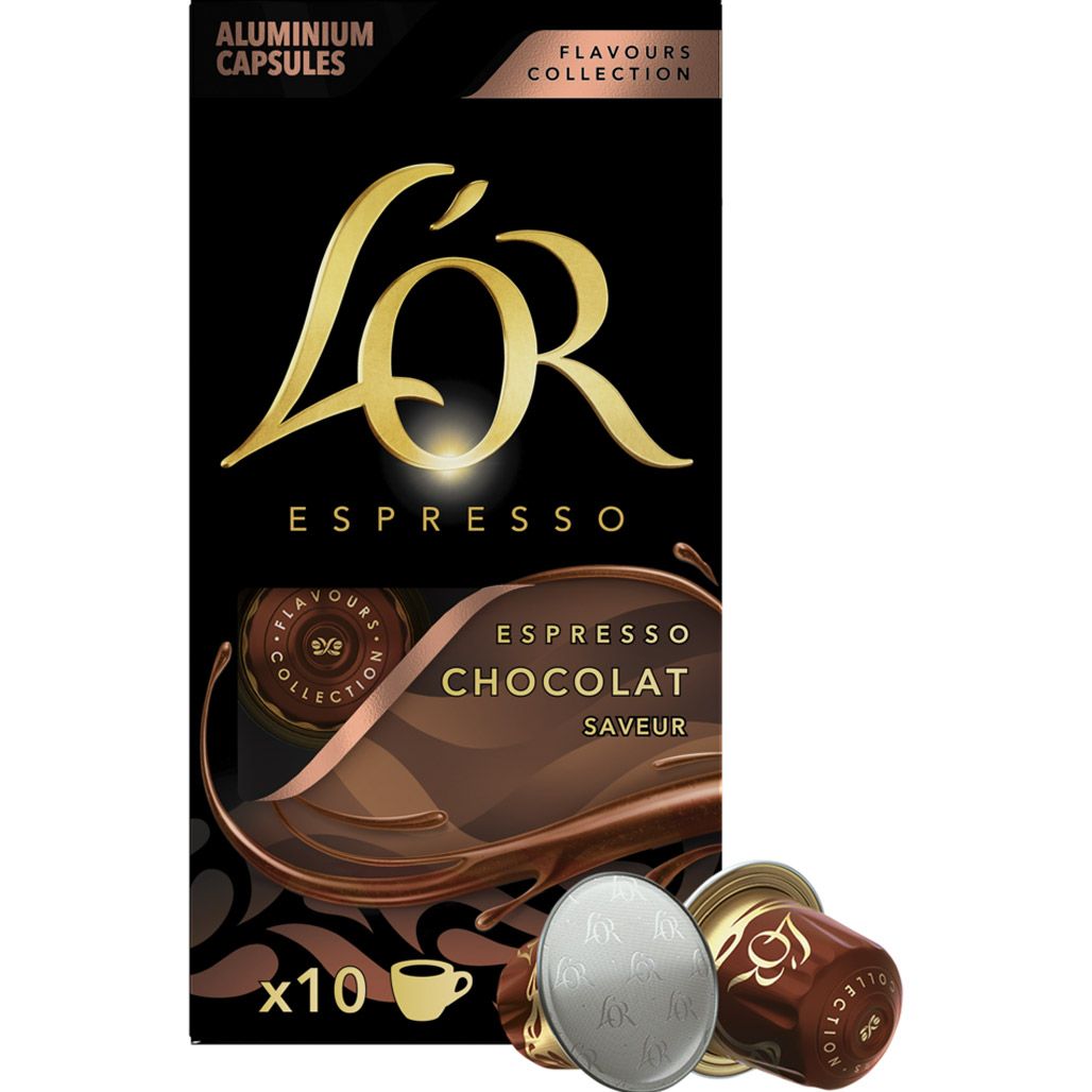 Кофе в капсулах L'or Espresso Chocolat 10шт
Кофе в капсулах L'or Espresso Chocolat 10шт