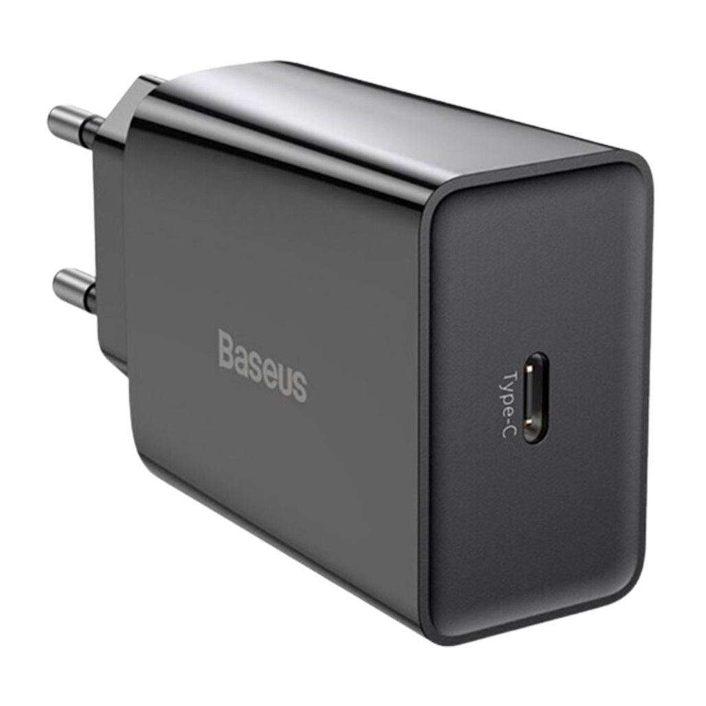 Мережевий зарядний пристрій Baseus Speed Mini PD Charger 20W (CCFS-SN01) Black
Мережевий зарядний пристрій Baseus Speed Mini PD Charger 20W (CCFS-SN01) Black