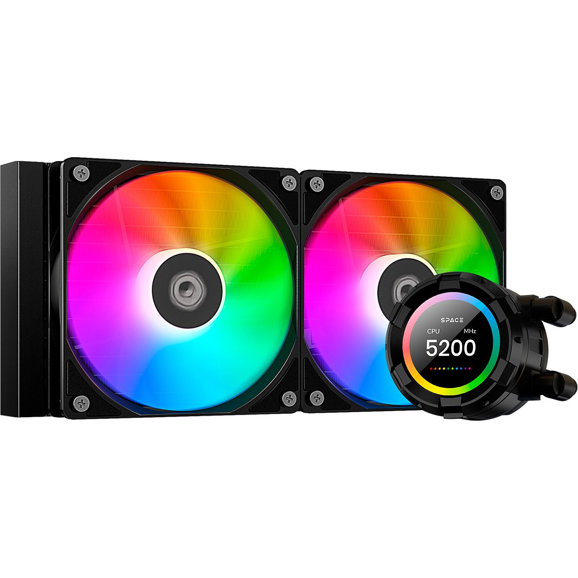 Система водяного охлаждения ID-COOLING Space LCD SL240 XE Black
Система водяного охлаждения ID-COOLING Space LCD SL240 XE Black