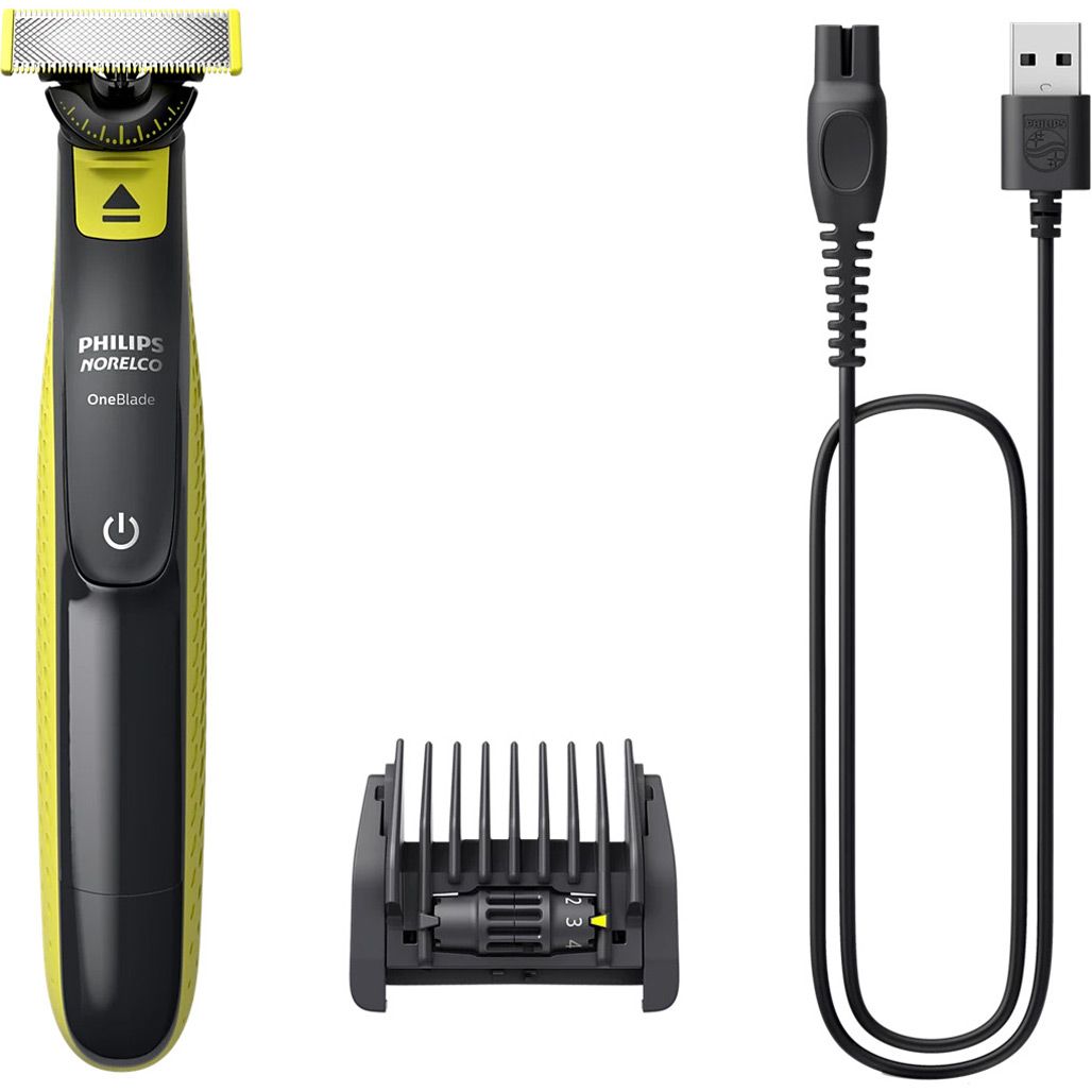 Триммер для бороды и усов Philips OneBlade 360 QP2724/70
Триммер для бороды и усов Philips OneBlade 360 QP2724/70