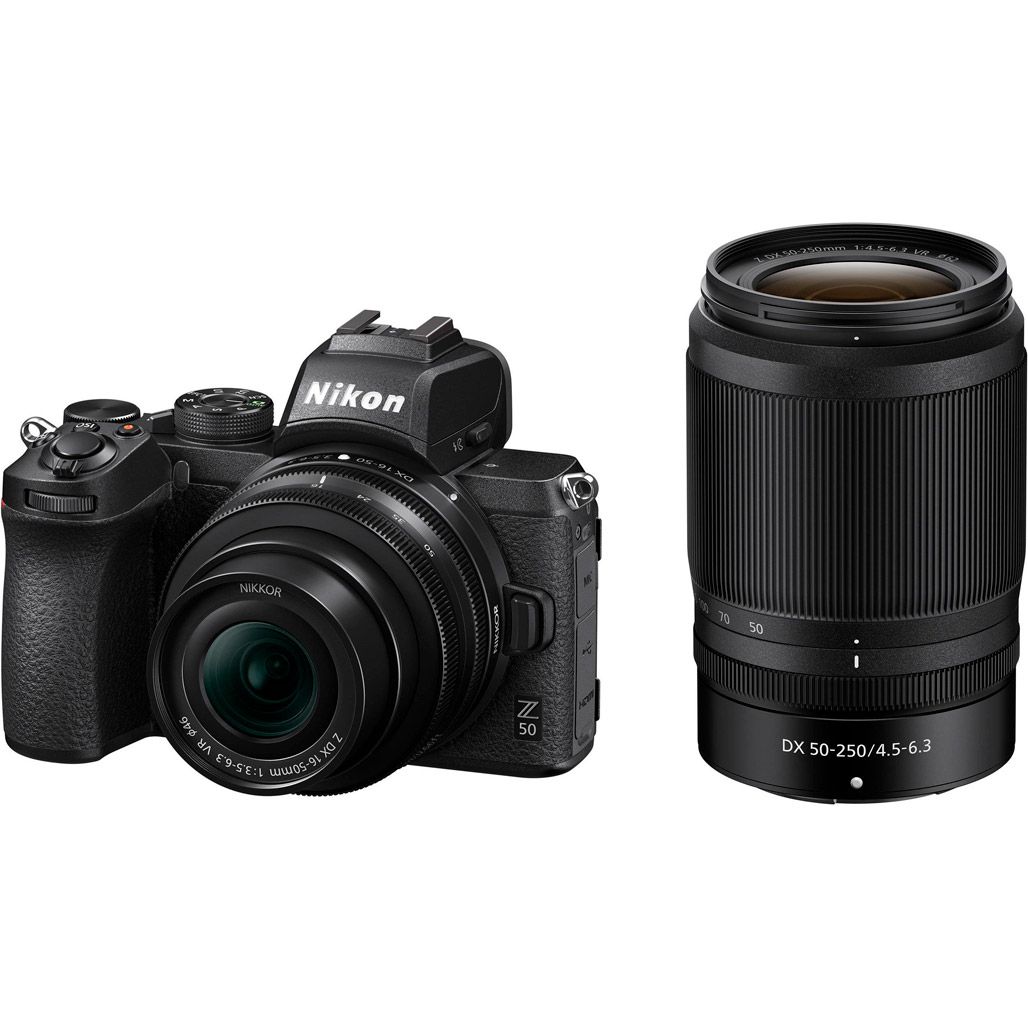 Бездзеркальний фотоапарат Nikon Z 50 Kit DX 16-50mm VR + DX 50-250mm VR (VOA050K002) UA
Бездзеркальний фотоапарат Nikon Z 50 Kit DX 16-50mm VR + DX 50-250mm VR (VOA050K002) UA
