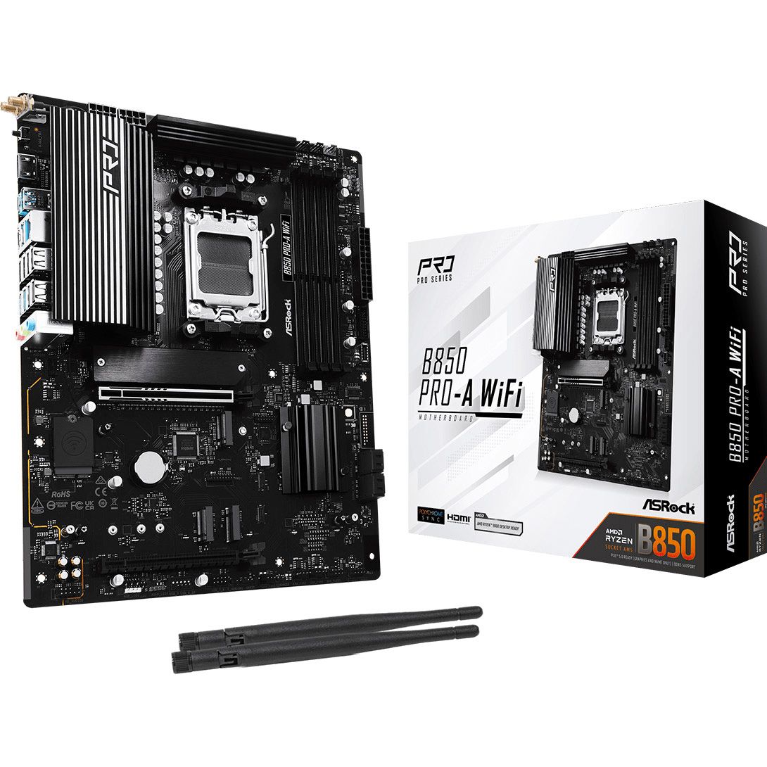 Материнская плата ASRock B850 Pro-A WiFi
Материнская плата ASRock B850 Pro-A WiFi