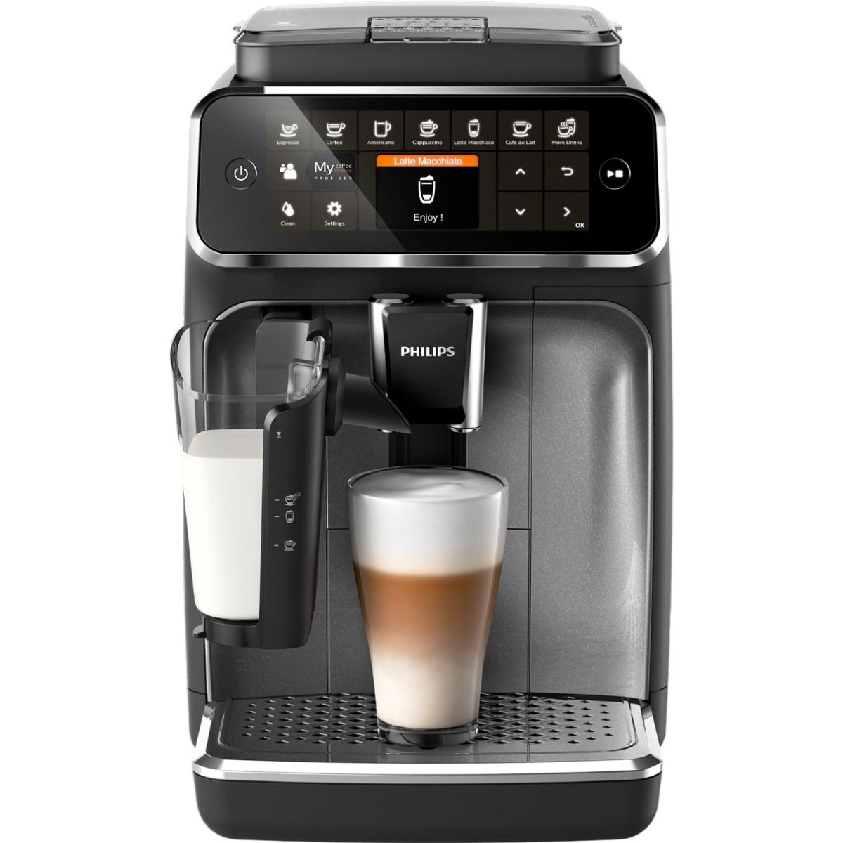 Кофемашина Philips Series 4300 LatteGo EP4346/71
Кофемашина Philips Series 4300 LatteGo EP4346/71