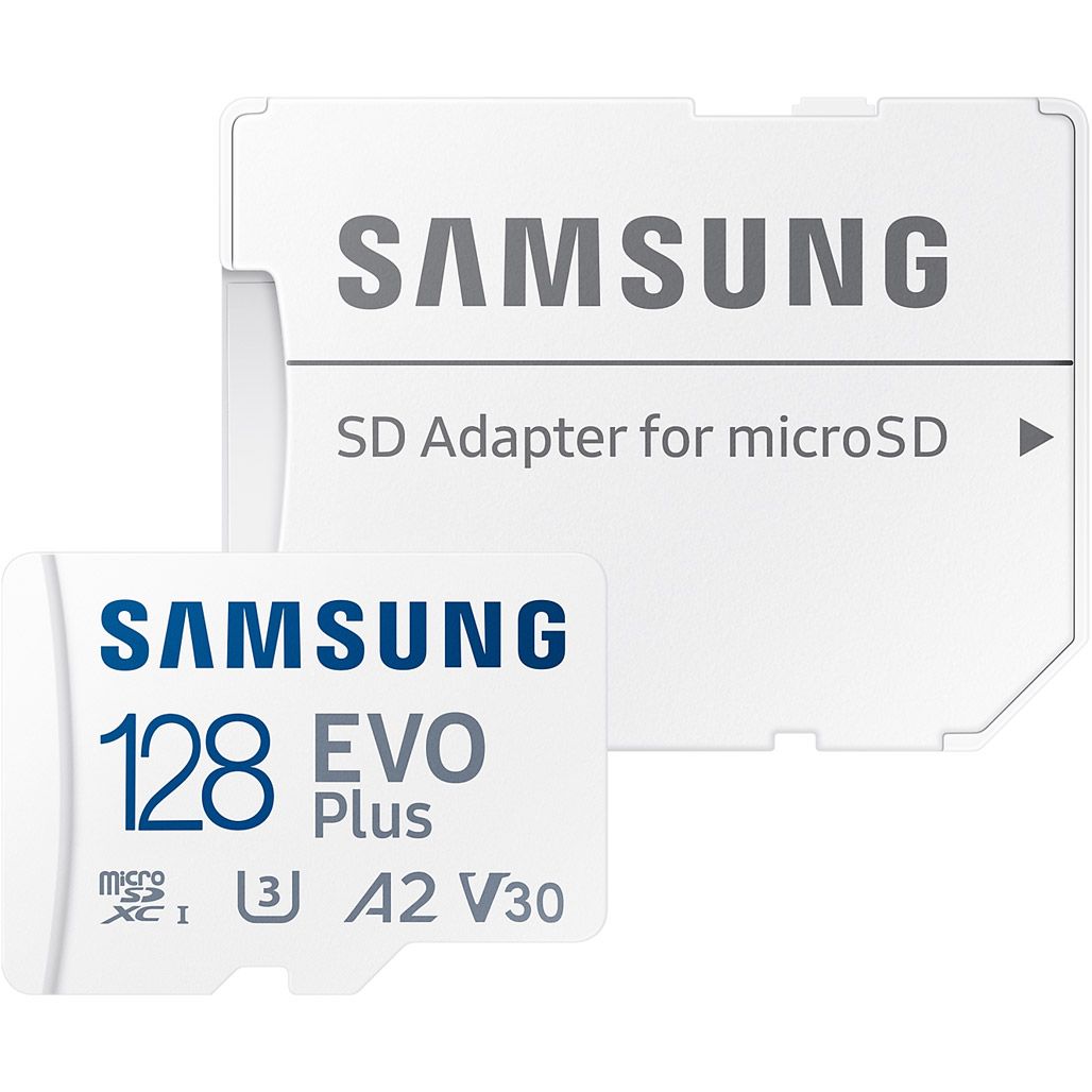 Карта памяти Samsung microSDXC EVO Plus 128GB UHS-I U3 V30 A2 + SD Adapter (MB-MC128KA)
Карта памяти Samsung microSDXC EVO Plus 128GB UHS-I U3 V30 A2 + SD Adapter (MB-MC128KA)