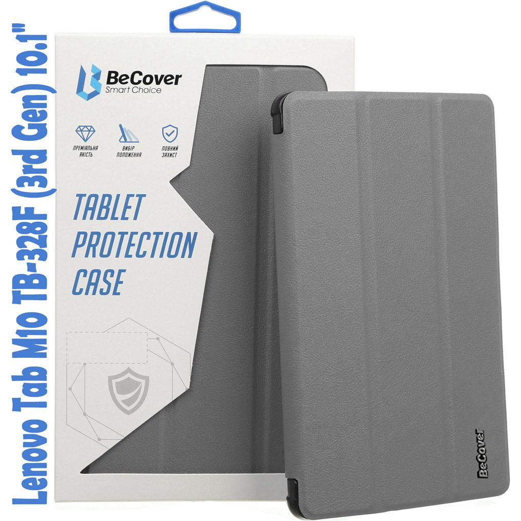 Чехол-книжка BeCover Smart Case для Lenovo Tab M10 TB-328F (3rd Gen) Gray (708284)
Чехол-книжка BeCover Smart Case для Lenovo Tab M10 TB-328F (3rd Gen) Gray (708284)