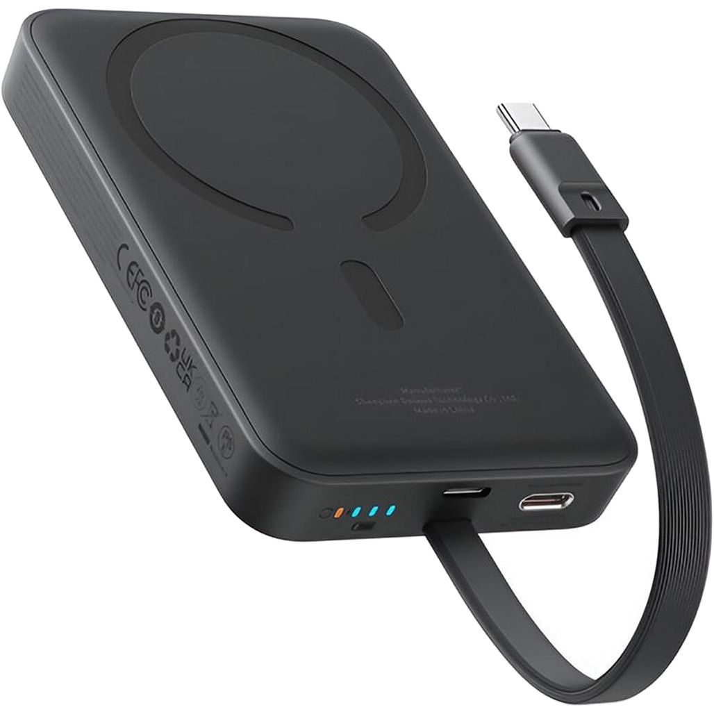 Зовнішній акумулятор Baseus Magnetic Mini 10000mAh 30W Black (P1002210B113-00)
Зовнішній акумулятор Baseus Magnetic Mini 10000mAh 30W Black (P1002210B113-00)