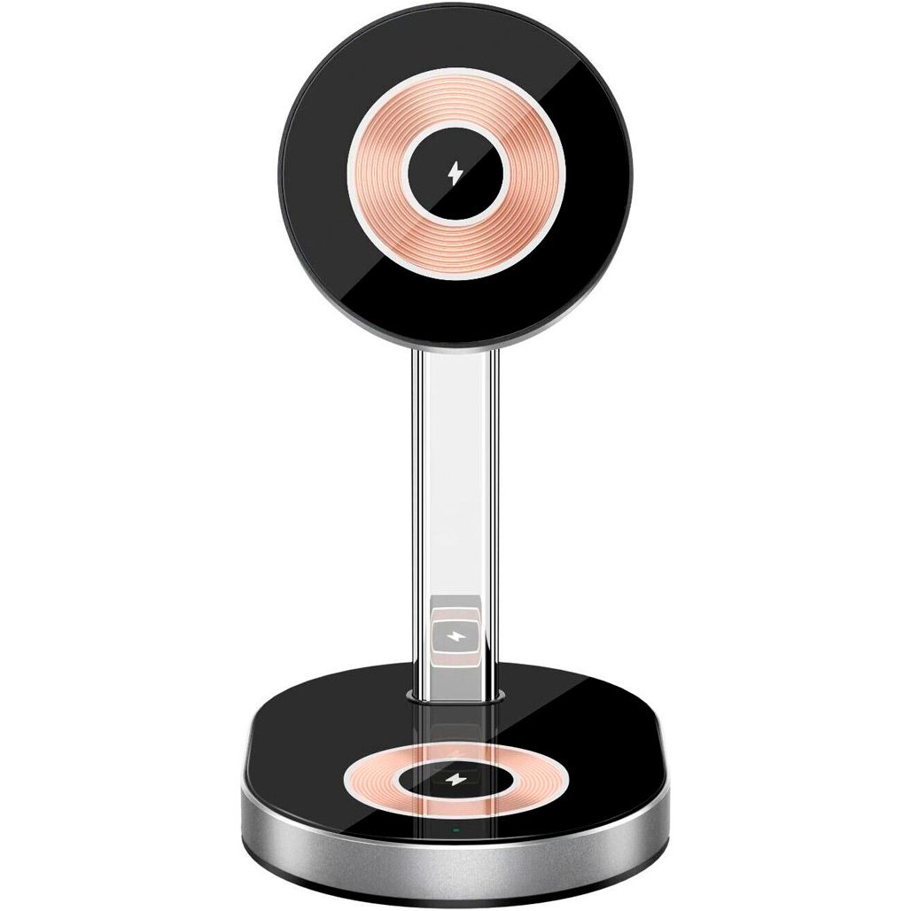 Беспроводное зарядное устройство WiWU Wi-W003 3 в 1 Wireless Charger with MagSafe Black
Беспроводное зарядное устройство WiWU Wi-W003 3 в 1 Wireless Charger with MagSafe Black