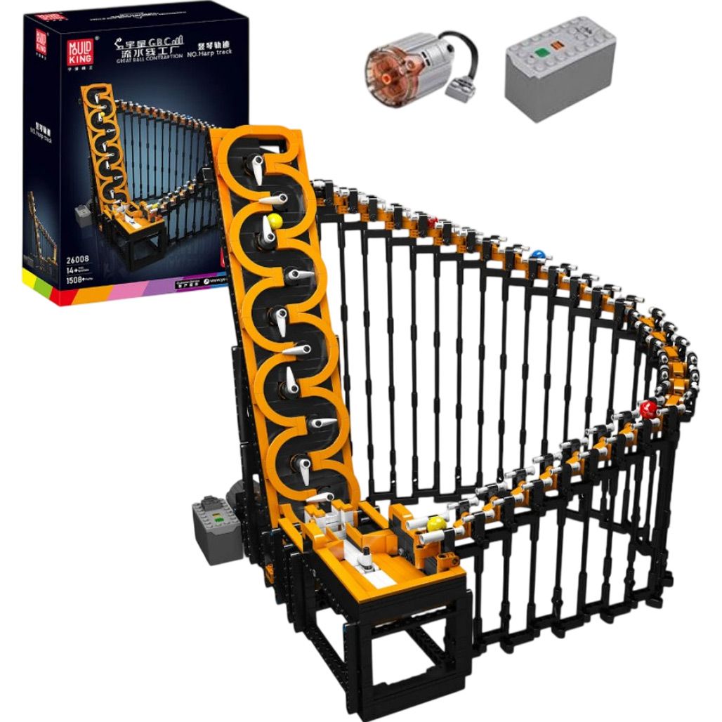 Конструктор Mould King Лабиринт с шариками GBC Harp Track (26008)
Конструктор Mould King Лабиринт с шариками GBC Harp Track (26008)