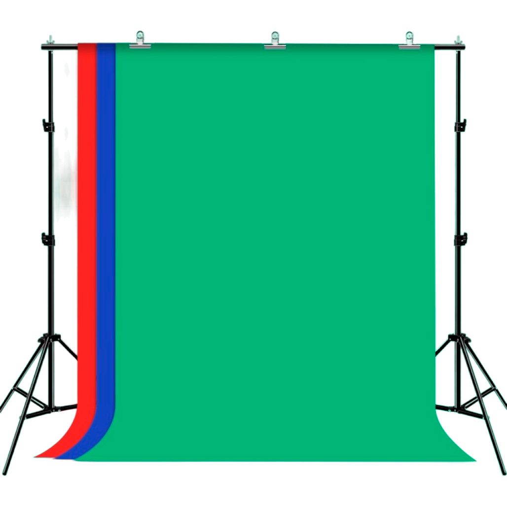 Фон хромакей с держателем Puluz Stand Backdrop Crossbar Bracket Kit 2x2m Red/Blue/Green (PKT5204)
Фон хромакей с держателем Puluz Stand Backdrop Crossbar Bracket Kit 2x2m Red/Blue/Green (PKT5204)