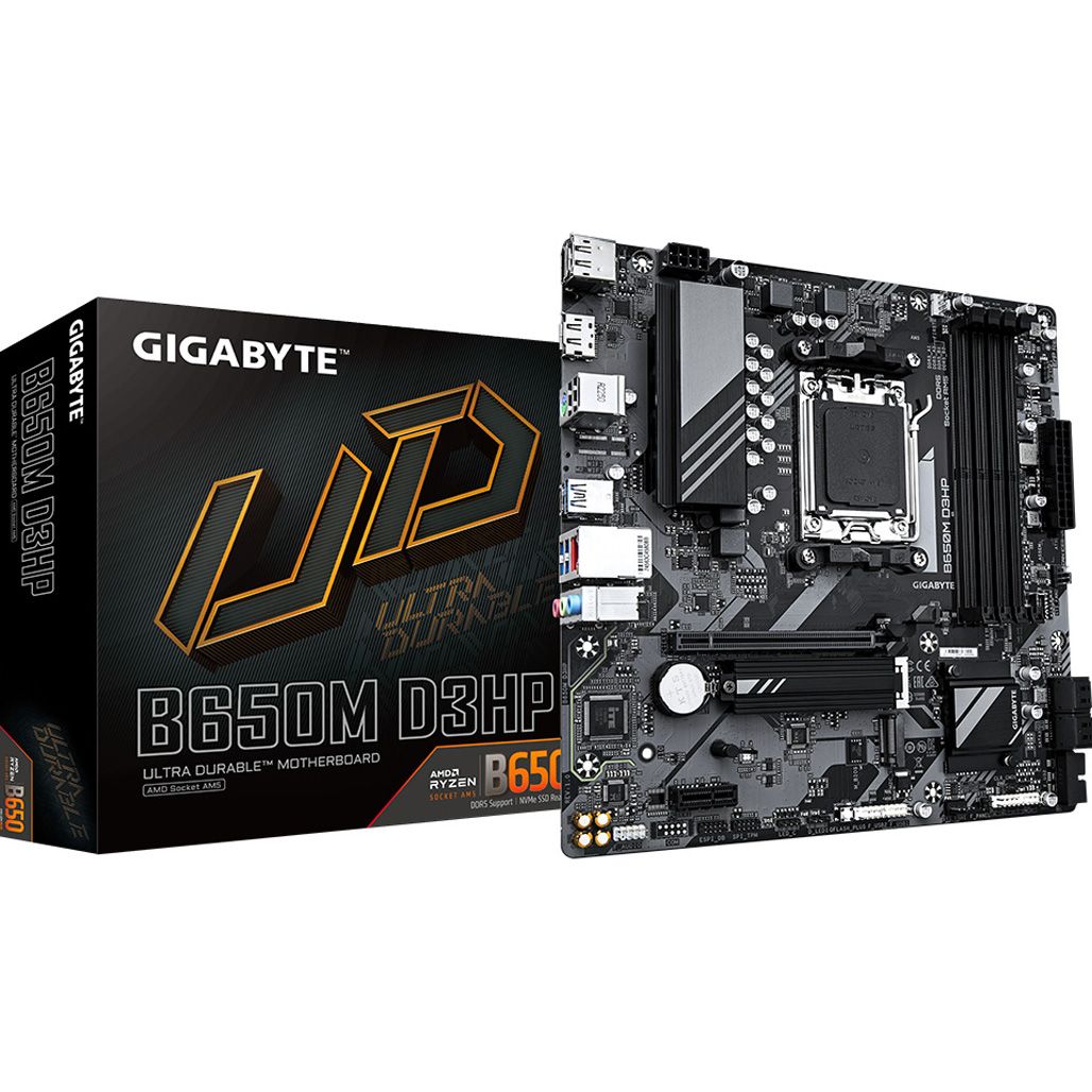 Материнская плата Gigabyte B650M D3HP
Материнская плата Gigabyte B650M D3HP