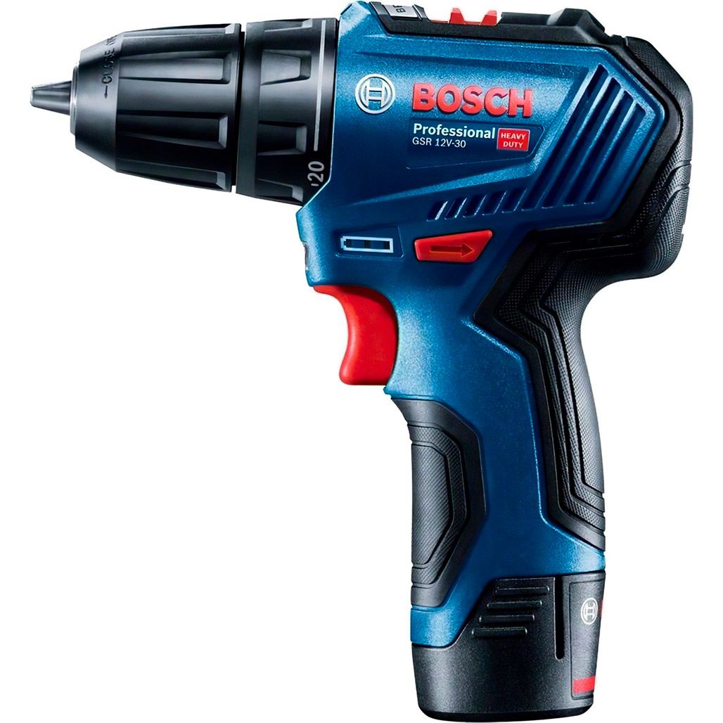 Дрель-шуруповерт Bosch GSR 12V-30 Professional 2x2Ah (0.601.9G9.000) UA-UCRF
Дрель-шуруповерт Bosch GSR 12V-30 Professional 2x2Ah (0.601.9G9.000) UA-UCRF