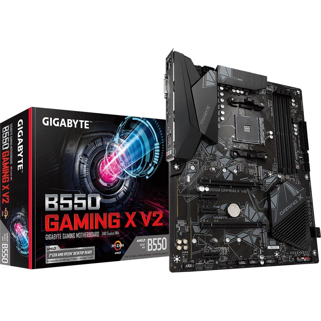Материнская плата Gigabyte B550 Gaming X V2
Материнская плата Gigabyte B550 Gaming X V2