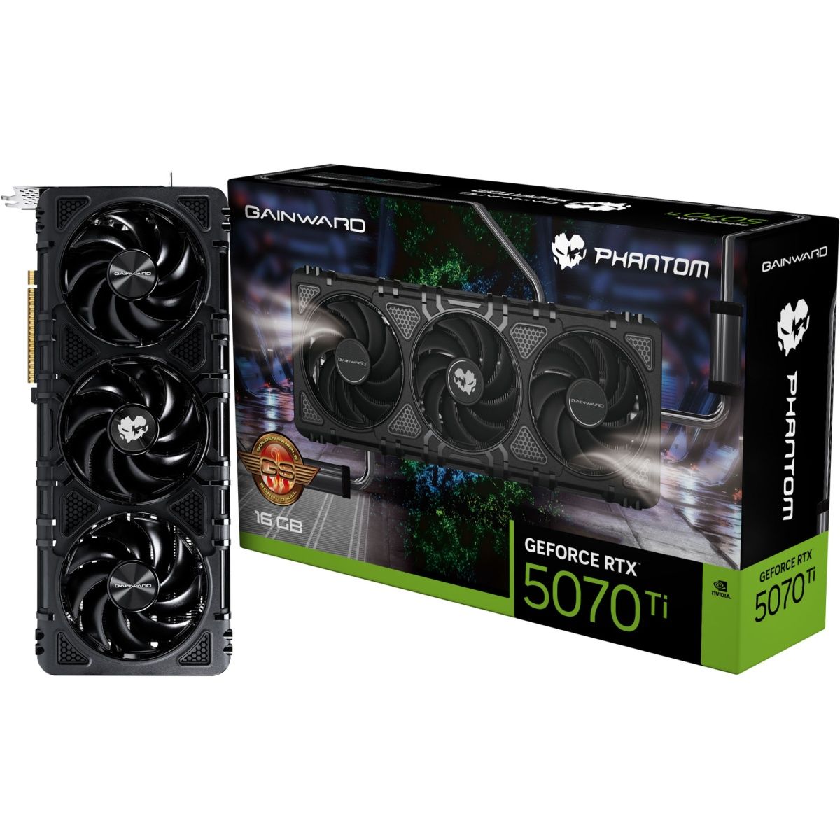 Відеокарта Gainward GeForce RTX 5070 Ti Phantom GS 16GB (NE7507TH19T2-GB2030P) EU
Відеокарта Gainward GeForce RTX 5070 Ti Phantom GS 16GB (NE7507TH19T2-GB2030P) EU