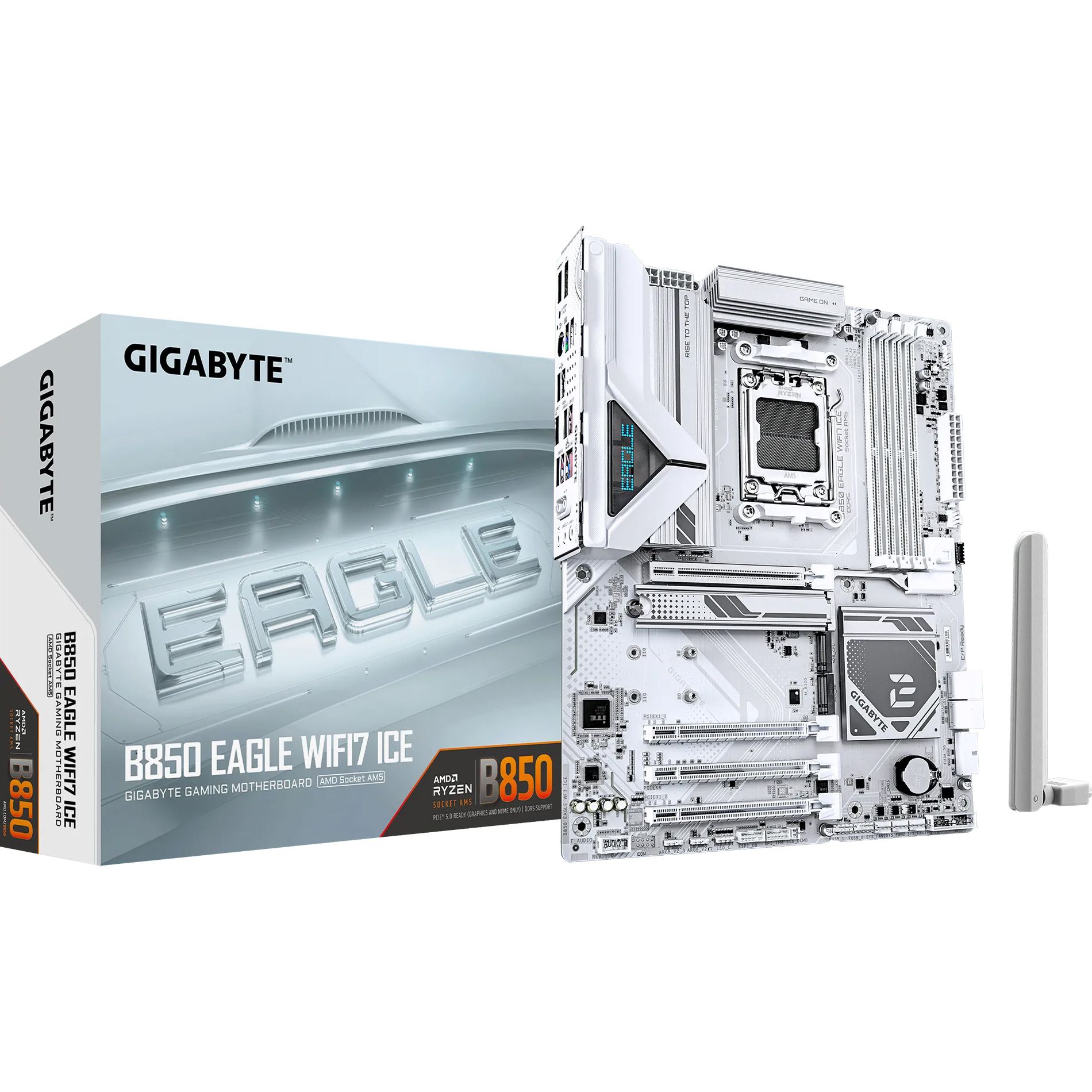 Материнская плата Gigabyte B850 Eagle WiFi7 Ice
Материнская плата Gigabyte B850 Eagle WiFi7 Ice