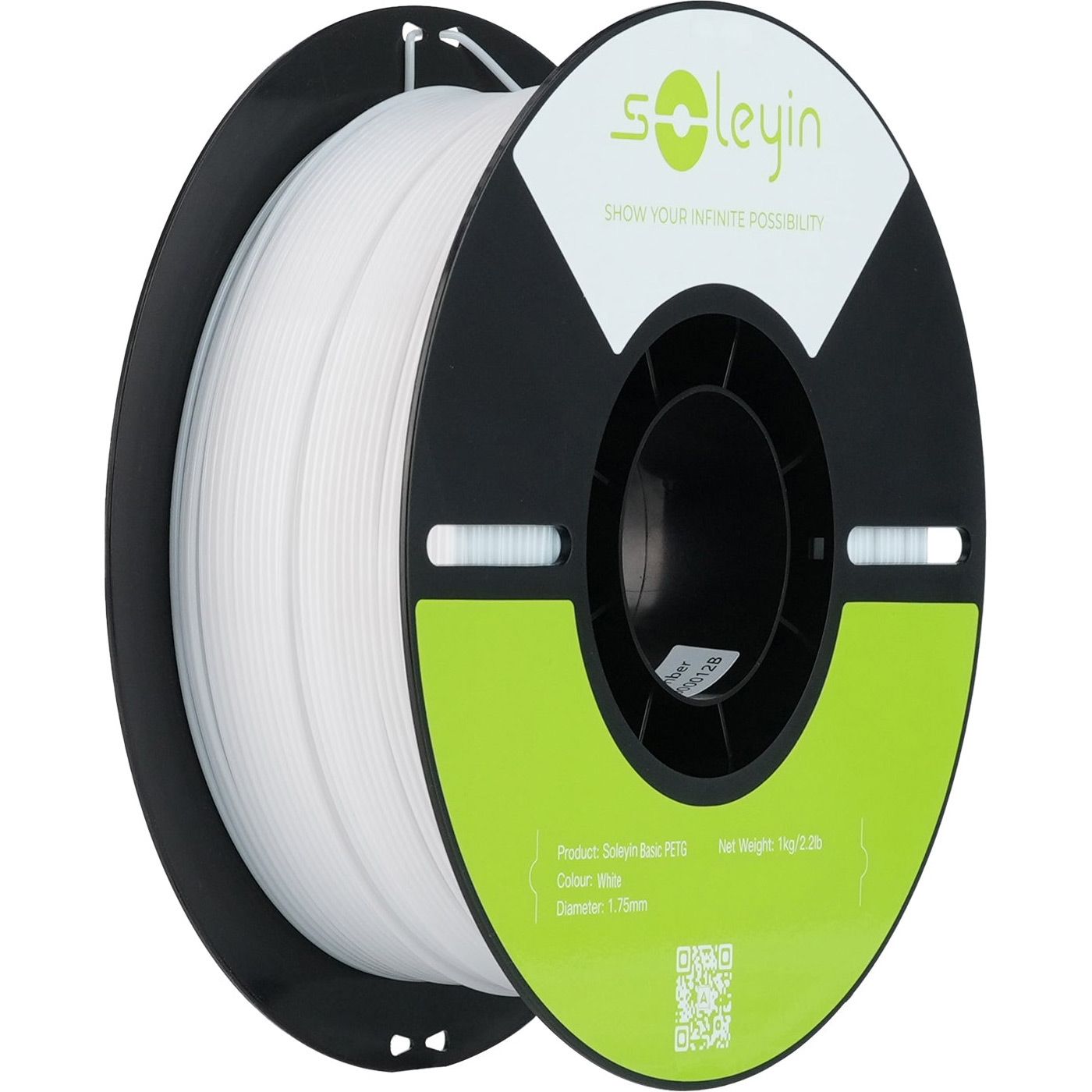 Филамент для 3D-принтеров Creality Soleyin PETG 1kg White (3301030164)
Филамент для 3D-принтеров Creality Soleyin PETG 1kg White (3301030164)