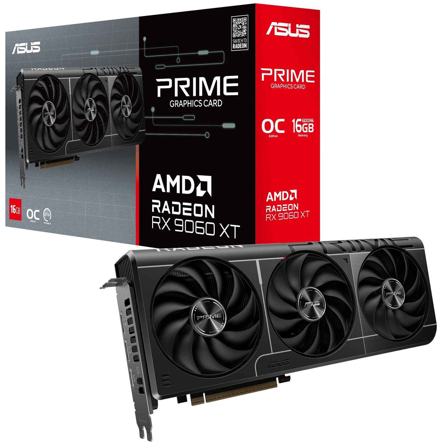 Відеокарта Asus Prime Radeon RX 9060 XT 16GB OC Edition (PRIME-RX9060XT-O16G) UA
Відеокарта Asus Prime Radeon RX 9060 XT 16GB OC Edition (PRIME-RX9060XT-O16G) UA
