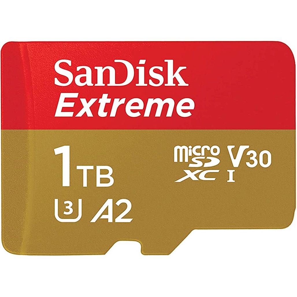Карта памяти SanDisk 1TB microSDXC Extreme UHS-I U3 V30 A2 (SDSQXAV-1T00-GN6MN)
Карта памяти SanDisk 1TB microSDXC Extreme UHS-I U3 V30 A2 (SDSQXAV-1T00-GN6MN)