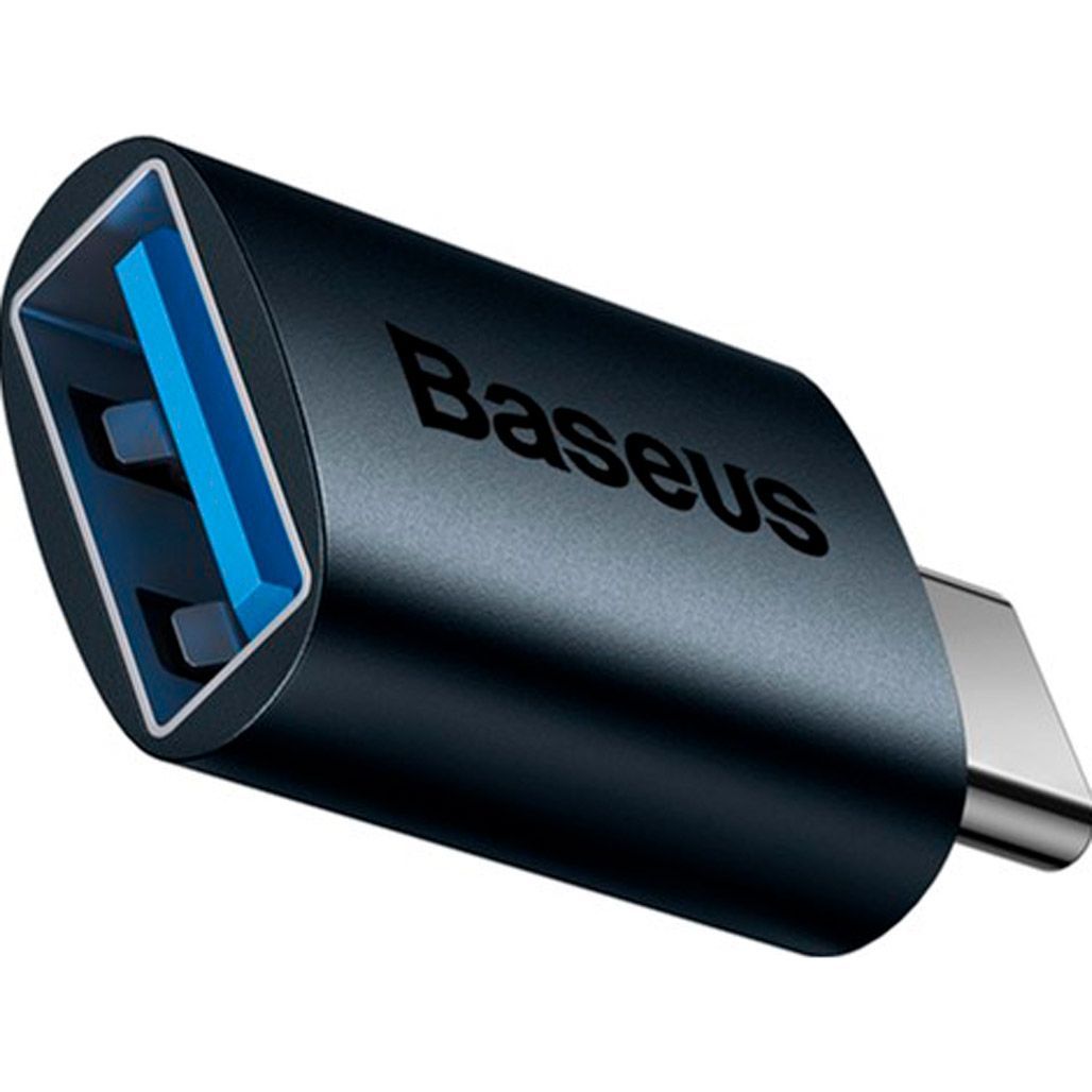 Перехідник Baseus Ingenuity Series Mini OTG Adaptor USB-C to USB-A Blue (ZJJQ000003)
Перехідник Baseus Ingenuity Series Mini OTG Adaptor USB-C to USB-A Blue (ZJJQ000003)
