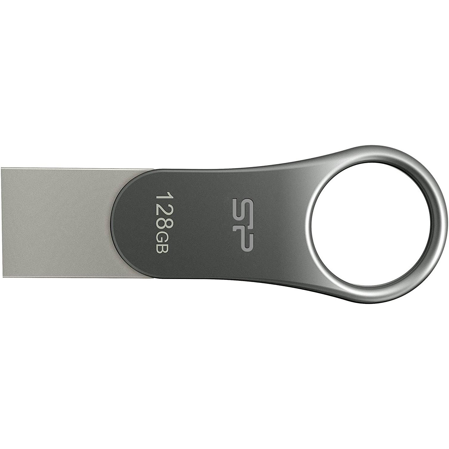 USB флеш-накопичувач Silicon Power Mobile C80 128GB USB-A + USB-C 3.2 Silver (SP128GBUC3C80V1S)
USB флеш-накопичувач Silicon Power Mobile C80 128GB USB-A + USB-C 3.2 Silver (SP128GBUC3C80V1S)