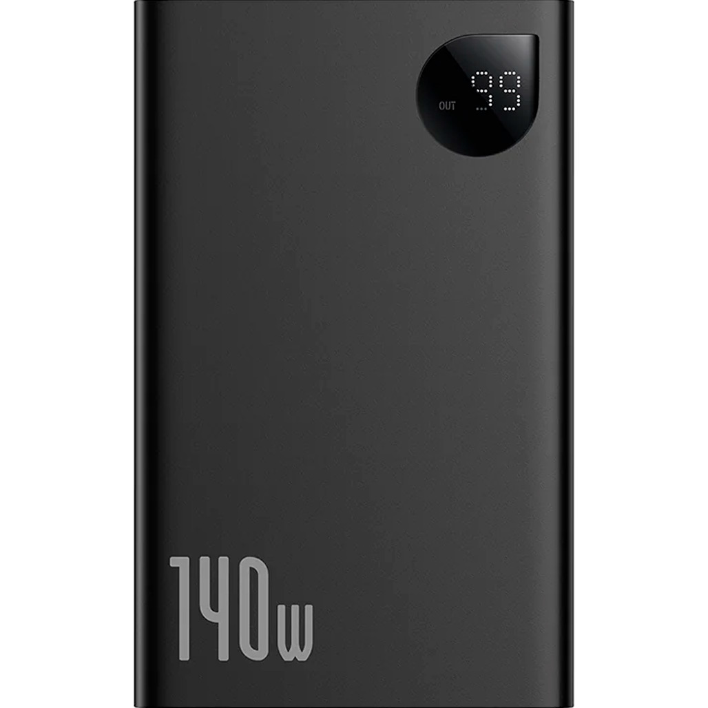 Зовнішній акумулятор Baseus Adaman Digital Display 24000mAh 140W Black (P10021508113-00)
Зовнішній акумулятор Baseus Adaman Digital Display 24000mAh 140W Black (P10021508113-00)