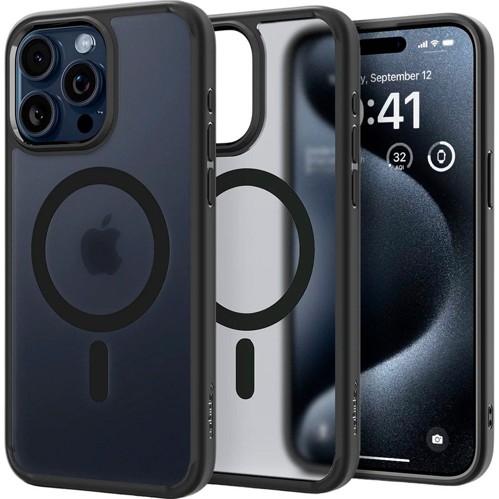 Чохол Spigen Ultra Hybrid MagSafe Case для Apple iPhone 15 Pro Frost Black (ACS06720)
Чохол Spigen Ultra Hybrid MagSafe Case для Apple iPhone 15 Pro Frost Black (ACS06720)
