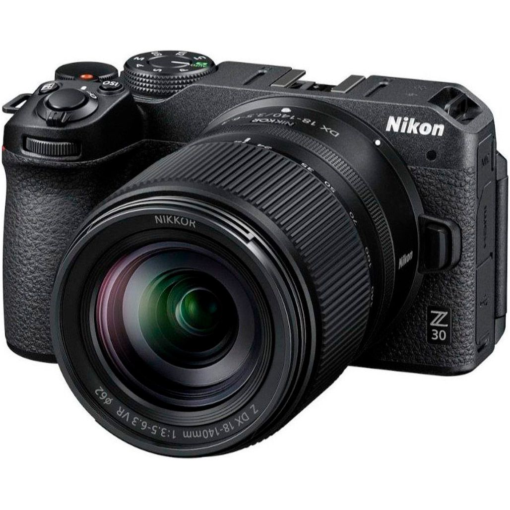Беззеркальный фотоаппарат Nikon Z 30 Kit 18-140mm f/3.5-6.3 VR (VOA110K003)
Беззеркальный фотоаппарат Nikon Z 30 Kit 18-140mm f/3.5-6.3 VR (VOA110K003)
