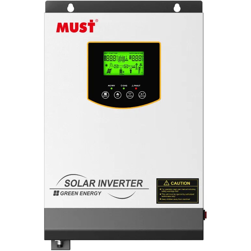 Гибридный солнечный инвертор Must PV18-1012VPM-II
Гибридный солнечный инвертор Must PV18-1012VPM-II