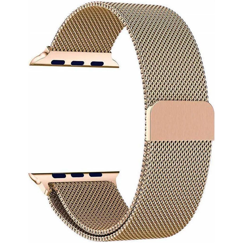 Универсальный ремешок для смарт-часов DK Milanese Loop Magnetic для Apple Watch Metallic Band 38/40/41mm Gold + адаптер
Универсальный ремешок для смарт-часов DK Milanese Loop Magnetic для Apple Watch Metallic Band 38/40/41mm Gold + адаптер