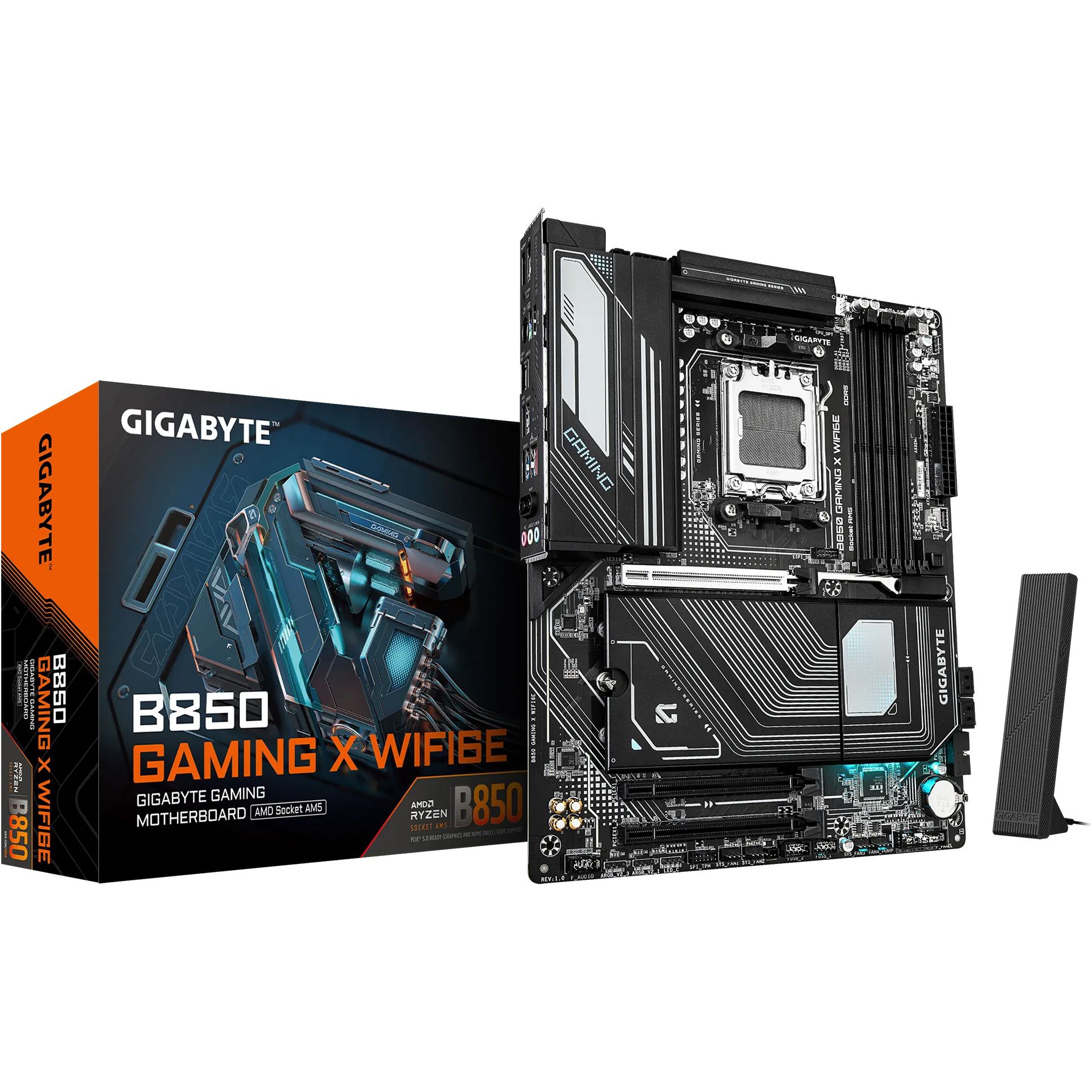 Материнская плата Gigabyte B850 Gaming X WiFi6E
Материнская плата Gigabyte B850 Gaming X WiFi6E