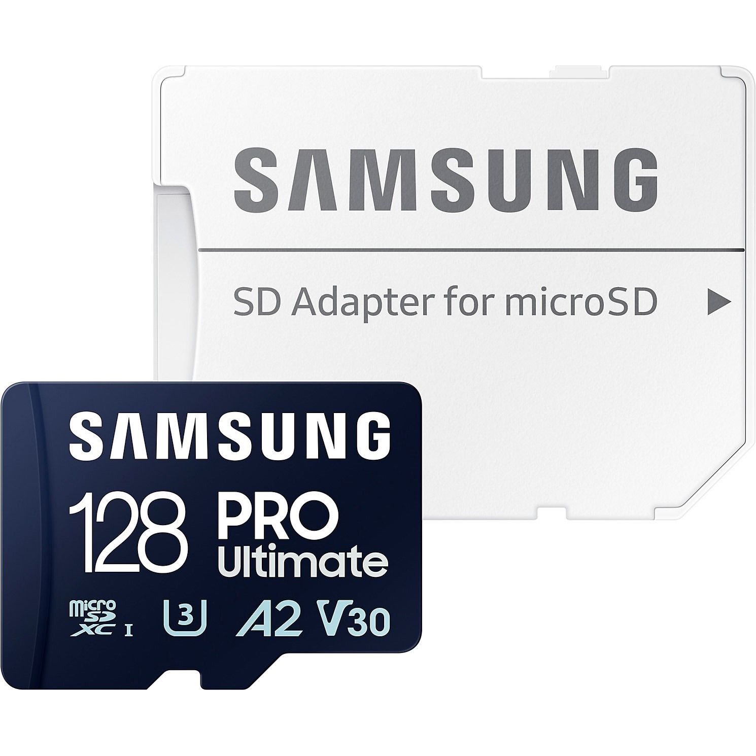 Карта памяти Samsung microSDXC PRO Ultimate 128GB Class 10 UHS-I U3 V30 A2 + SD Adapter (MB-MY128SA/WW)
Карта памяти Samsung microSDXC PRO Ultimate 128GB Class 10 UHS-I U3 V30 A2 + SD Adapter (MB-MY128SA/WW)