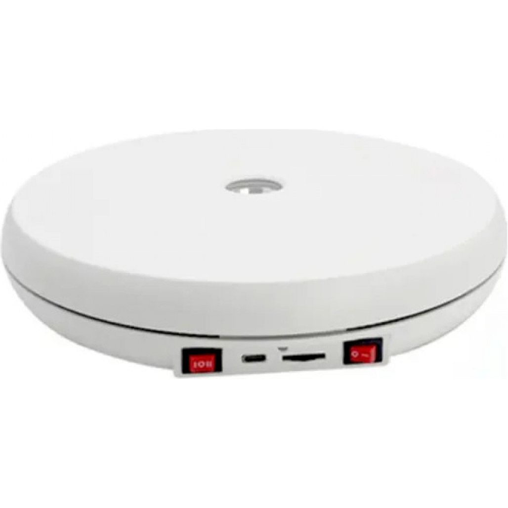 Поворотный стол с подсветкой Puluz 25см White DCA2156W
Поворотный стол с подсветкой Puluz 25см White DCA2156W