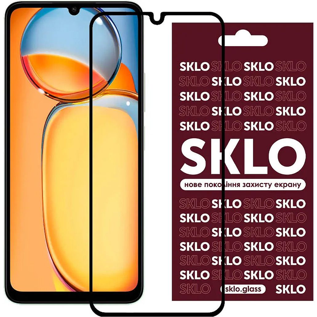 Защитное стекло SKLO для Redmi 13C/Poco C65 Full 3D Glass Black
Защитное стекло SKLO для Redmi 13C/Poco C65 Full 3D Glass Black