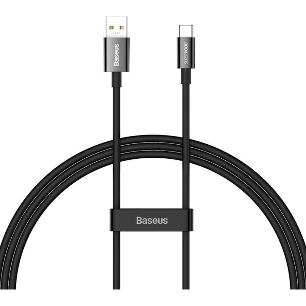 Кабель Baseus Superior Series SUPERVOOC Fast Charging USB-A to USB-C 65W 1m Black (CAYS000901)
Кабель Baseus Superior Series SUPERVOOC Fast Charging USB-A to USB-C 65W 1m Black (CAYS000901)