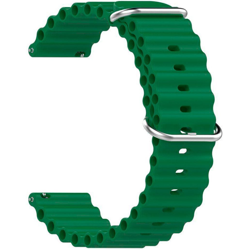 Универсальный ремешок для смарт-часов Ocean Band 22mm Green
Универсальный ремешок для смарт-часов Ocean Band 22mm Green