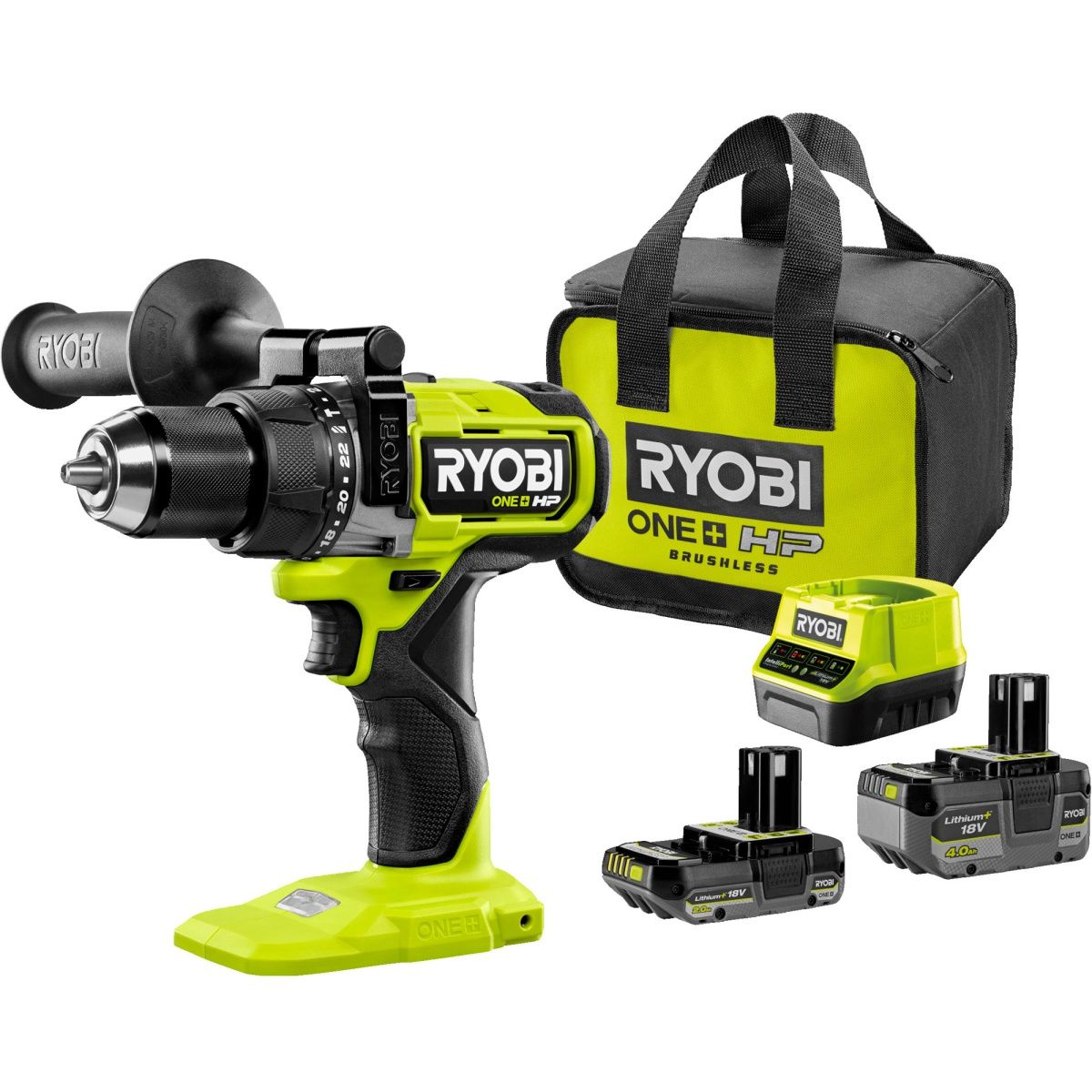 Дрель-шуруповерт Ryobi ONE+ HP RPD18X-242S (5133005283)
Дрель-шуруповерт Ryobi ONE+ HP RPD18X-242S (5133005283)
