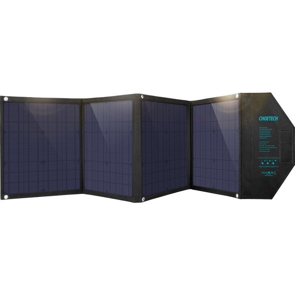 Портативная солнечная панель Choetech Portable Solar Charger SC007 (80W)
Портативная солнечная панель Choetech Portable Solar Charger SC007 (80W)